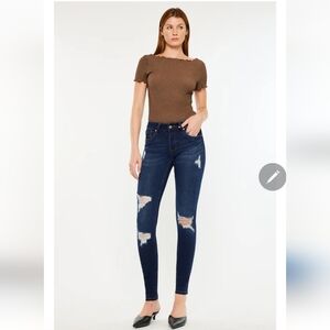 KANCAN 3XL Saskia Mid Rise Super Skinny Jeans